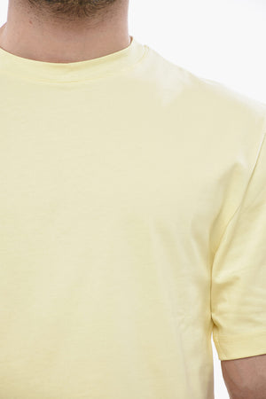 T-Shirt Girocollo in Cotone Tinta Unita