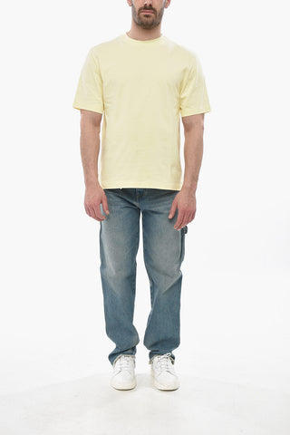 Solid Cotton Crewneck T-Shirt