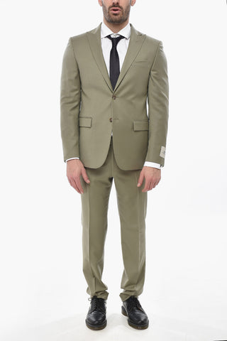 CC COLLECTION Wool Blend Suit REFINED with Peak Lapel