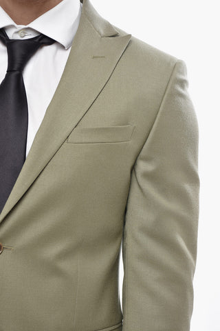 CC COLLECTION Wool Blend Suit REFINED with Peak Lapel