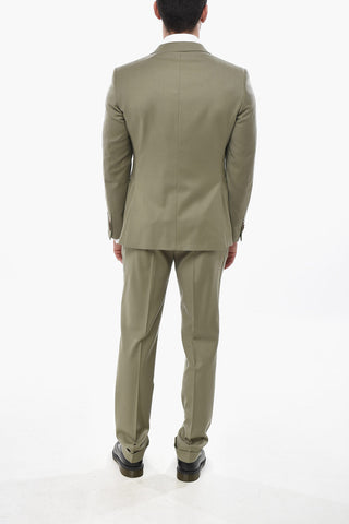CC COLLECTION Wool Blend Suit REFINED with Peak Lapel