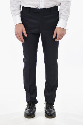 CC COLLECTION 3-Piece Virgin Wool Suit With Classic Lapel