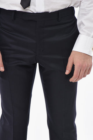 CC COLLECTION 3-Piece Virgin Wool Suit With Classic Lapel