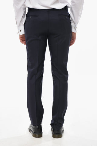 CC COLLECTION 3-Piece Virgin Wool Suit With Classic Lapel