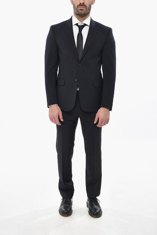CC COLLECTION Anzug aus Schurwolle mit klassischem Revers