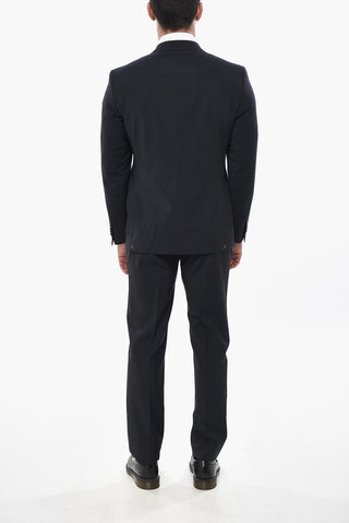 CC COLLECTION Anzug aus Schurwolle mit klassischem Revers
