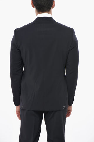 CC COLLECTION Anzug aus Schurwolle mit klassischem Revers