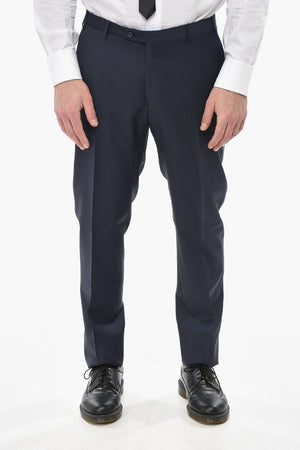 CC COLLECTION Three-Piece Suit with Peak Lapel in Satin
