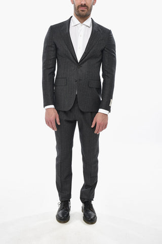 CC COLLECTION 버진 울 헤링본 정장