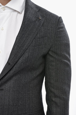 CC COLLECTION 버진 울 헤링본 정장