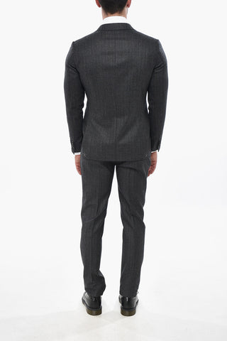 CC COLLECTION 버진 울 헤링본 정장