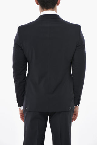 CC COLLECTION Stretch Wool Suit REFINED with Peak Lapel