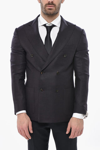 Blazer Doppiopetto ACADEMY LIGHT con Motivo District Check