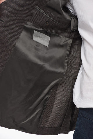 Doppelreiher Blazer GATE aus Seidenmischung mit Spitzrevers