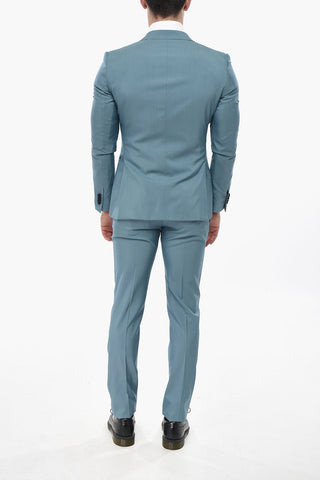 CODE Silk Blend Ceremony Suit with Contrast Lapel