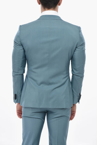 CODE Silk Blend Ceremony Suit with Contrast Lapel