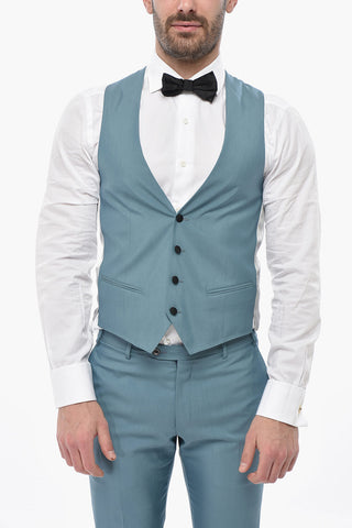 CODE Silk Blend Ceremony Suit with Contrast Lapel
