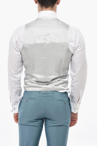 CODE Silk Blend Ceremony Suit with Contrast Lapel