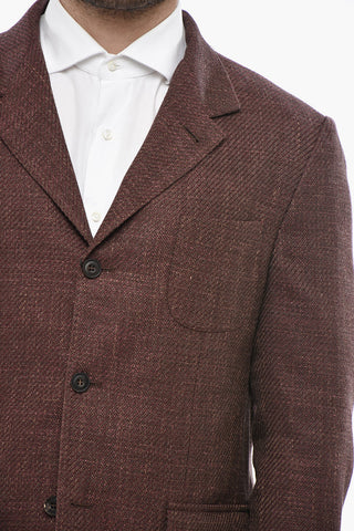 Ungefütterter Blazer SPORTSWEAR aus Wollmischung