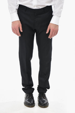 CC COLLECTION 3-Piece Wool-Blend Suit with Classic Lapel
