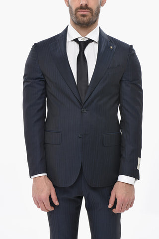 CC COLLECTION Herringbone Wool Suit RETAILORED
