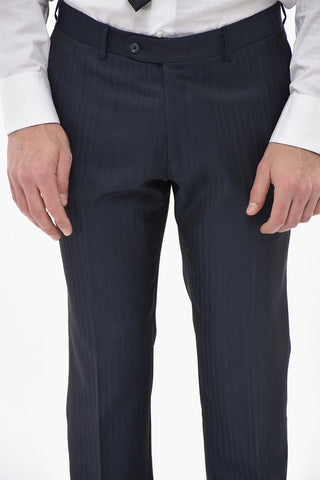 CC COLLECTION Herringbone Wool Suit RETAILORED