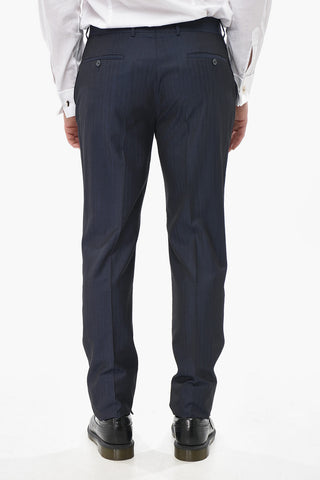 CC COLLECTION Herringbone Wool Suit RETAILORED