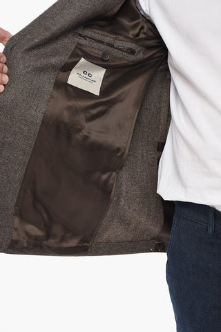 CC COLLECTION Halbgefütterter Blazer REFINED aus Schurwolle