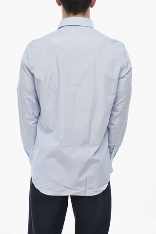 Shirt LUIGI Cotton Poplin Striped With French Collar