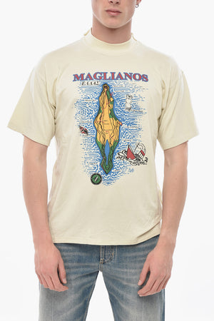 T-Shirt Girocollo MAGLIANOS ISLAND con Stampa