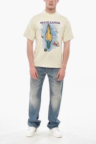T-Shirt Girocollo MAGLIANOS ISLAND con Stampa