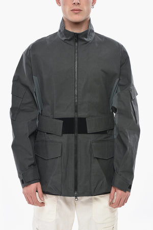 Giubbotto in Cotone Leggero con Maxi Tasche