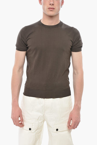 Solid-Color Crewneck T-Shirt
