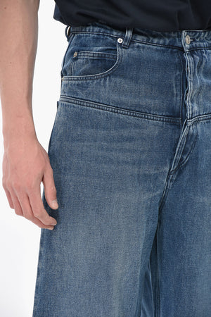 Wide-Leg High-Waist Jeans 24cm