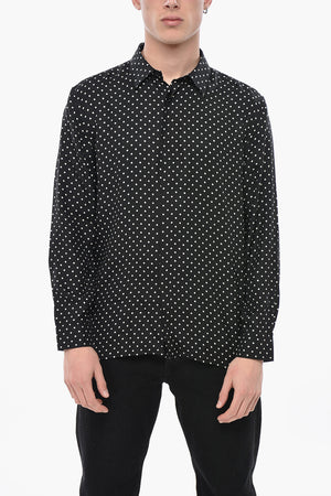 Silk Polka-Dot Shirt