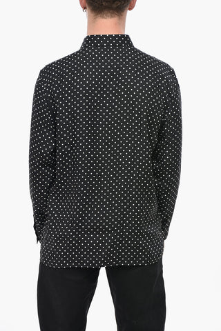 Silk Polka-Dot Shirt