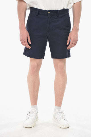 Shorts Straight Fit aus Stretch-Baumwolle