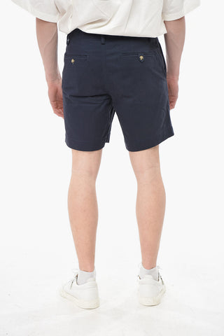 Shorts Straight Fit aus Stretch-Baumwolle
