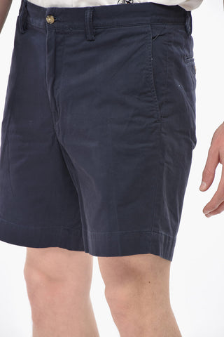 Shorts Straight Fit aus Stretch-Baumwolle