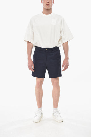 Shorts Straight Fit aus Stretch-Baumwolle