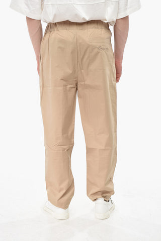 Casual-Hose Aus Baumwolle Mit Ton-In-Ton-Logo