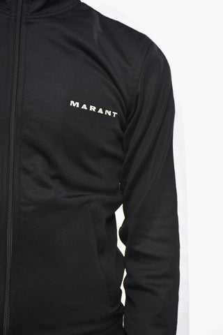 Cotton-Blend Sweatshirt RONNY with Contrast Bands and Zip Closure
