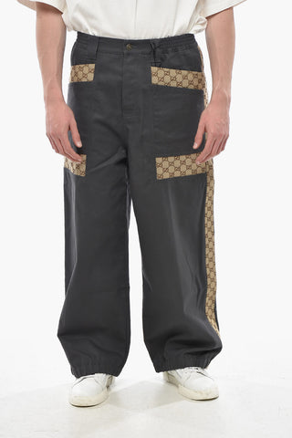 Pantaloni Casual in Cotone con Dettagli Iconici