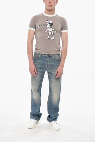 T-Shirt Girocollo BRITOP con Stampa
