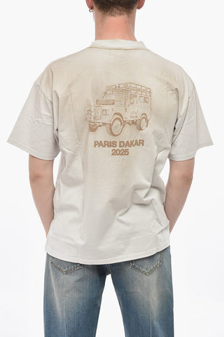 T-Shirt PARIS DAKAR Aus Baumwolle Mit Degradé-Design
