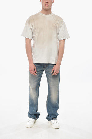Cotton T-Shirt PARIS DAKAR With Ombre Design