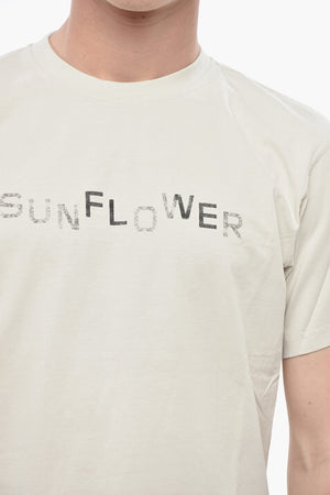 T-Shirt Girocollo in Cotone EASY con Logo Frontale