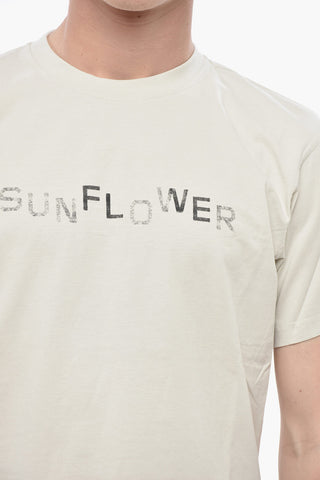 T-Shirt Girocollo in Cotone EASY con Logo Frontale
