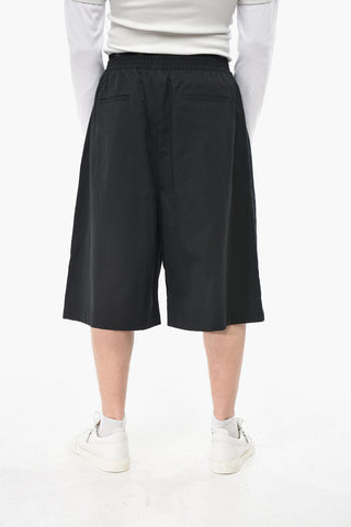 Cotton and Linen Pants with Elastic Waist