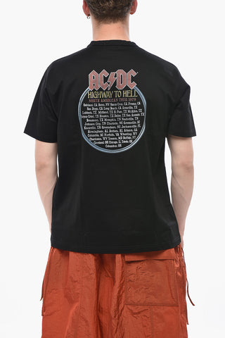 T-Shirt Girocollo ACDC con Stampa Frontale
